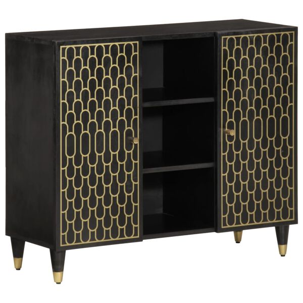 vidaXL Credenza 90x33x75 cm in Legno Massello di Mango