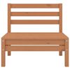 vidaXL Set Salotto da Giardino 13pz Marrone Ambra Legno Massello Pino