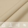 vidaXL Parasole a Vela Oxford Rettangolare 2,5x4 m Beige