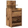 vidaXL Comodini con 2 Cassetti 2 pz in Legno Antico 38x34x80 cm