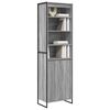 vidaXL Armadi alti 2 pcs Grigio Sonoma 60 x 36 x 200 cm