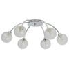 vidaXL Lampadario da Soffitto con 6 Lampadine LED G9 240 W