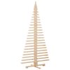 vidaXL Albero di Natale Decorativo in Legno 180 cm Legno Massello Pino