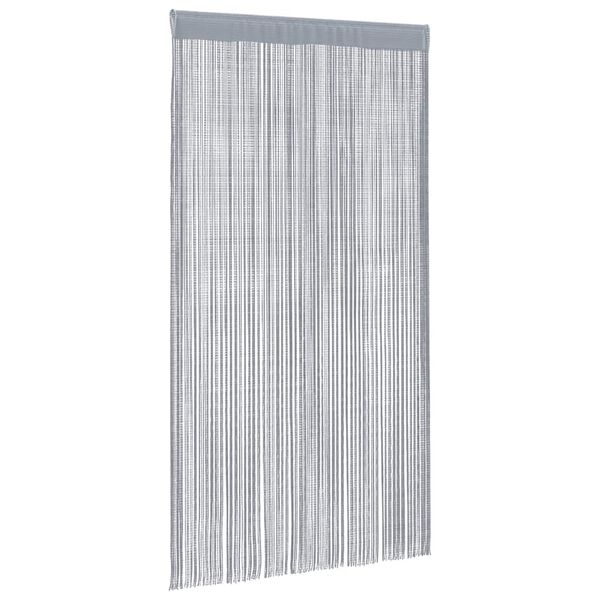 vidaXL Tende a Filo 2 pz Grigio Chiaro 100x250 cm