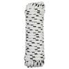 vidaXL Corda da Barca 16 mm 9 m Bianco e Nero Poliestere
