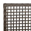 vidaXL Sedia da Giardino 2 pcs Marrone 53 x 60 x 85cm polyrattan