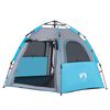 vidaXL Tenda da Campeggio Cabina 4 Persone Blu a Rilascio Rapido