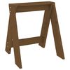 vidaXL Sgabelli 2 pz Marrone Ambra 40x40x45 cm Legno Massello di Pino