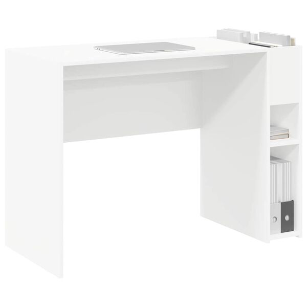 vidaXL Scrivania Bianco 109 x 50 x 78 cm Legno multistrato