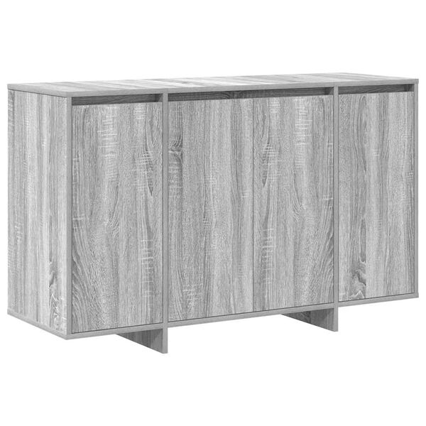 vidaXL Credenza Grigio sonoma 120 x 41 x 75 cm Legno multistrato