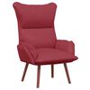 vidaXL poltrona Rosso Vino 69 x 74 x 93 cm Pelle Artificiale