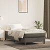 vidaXL Struttura Letto a Rete a Molle Grigio Scuro 80x200 cm Velluto