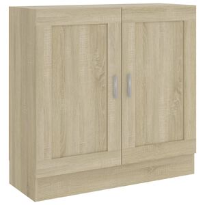 vidaXL Libreria Rovere Sonoma 82,5x30,5x80 cm in Legno Multistrato