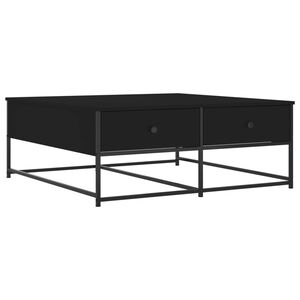 vidaXL Tavolino da Salotto Nero 100x99x40 cm in Legno Multistrato