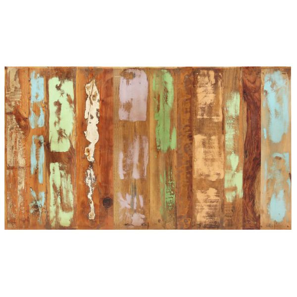 vidaXL Tavolo da Pranzo in Legno Massello di Recupero 160x80x76 cm