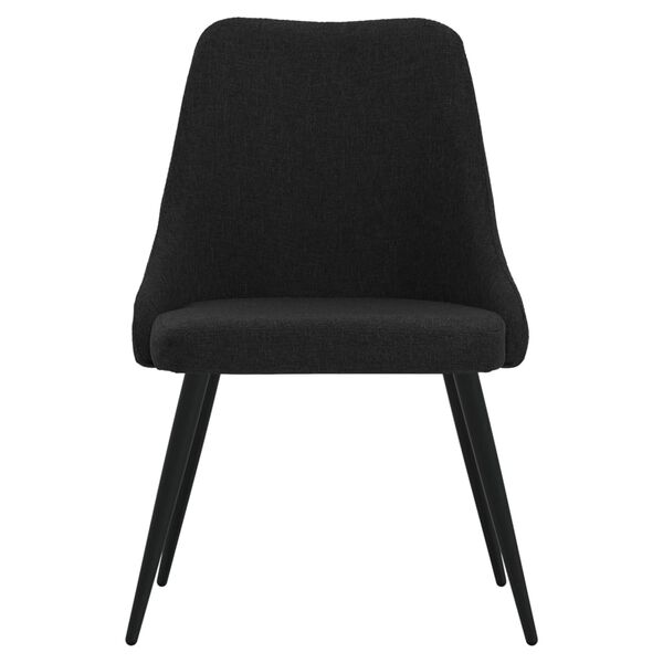 vidaXL Sedie da Pranzo 6 pz Nere in Tessuto