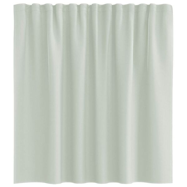 vidaXL Tende in Voile con Tasche per Aste 2 pz Grigio Chiaro