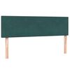 vidaXL Giroletto a Molle con Materasso Verde Scuro 140x210 cm Velluto