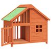 vidaXL Cuccia per Cani Marrone 96x60,5x87 cm in Legno Massello di Pino