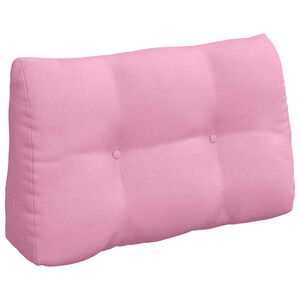 vidaXL Cuscino per Schiena Rosa 80 x 24 x 50 cm Tessuto