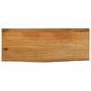 vidaXL Piano Tavolo Bordi Vivi 70x20x2,5 cm in Legno Massello di Mango