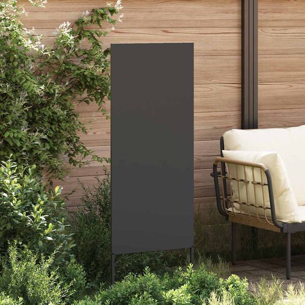 vidaXL Schermo per privacy in giardino Traforo Nero 50 x 140 cm