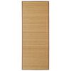vidaXL Tappeto Rettangolare in Bamb&ugrave; Marrone 150 x 200 cm