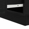 vidaXL Armadio da Notte con cassetto Rovere Nero 39 x 34,5 x 50 cm
