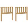 vidaXL Modulo Braccioli 2 pcs Bianco 60 x 6 x 61 cm