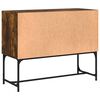 vidaXL Credenza Rovere Fumo 100x40x79,5 cm in Legno Multistrato