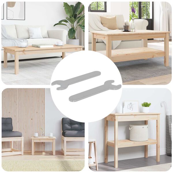 vidaXL Chiave inglese 2 pcs Argento 10 mm Ferro