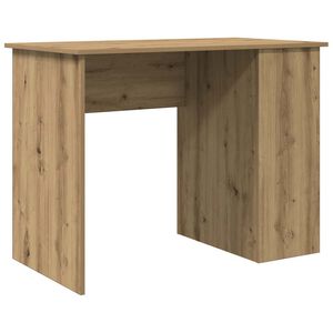 vidaXL Scrivania Rovere Artigianale 100x55x75 cm in Legno Multistrato