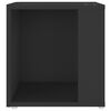 vidaXL Tavolino Nero 33x33x34,5 cm in Truciolato