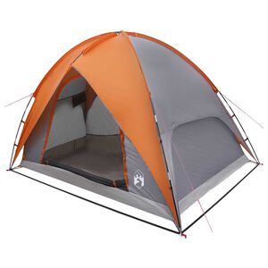 vidaXL Tenda da campeggio con telo antipioggia impermeabile 4 persona