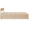 vidaXL Letto senza Materasso 160x200 cm in Legno Massello di Pino