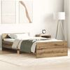 vidaXL Giroletto senza Materasso Rovere Artigianale 90x200cm