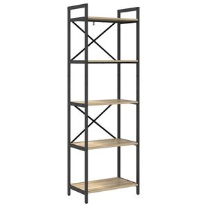 vidaXL Libreria 5 livelli 56 x 34 x 171 cm Legno ingegnerizzato