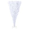 vidaXL Albero di Natale artificiale Bianco 240 cm PVC e Acciaio