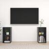 vidaXL Mobili TV 2 pz Grigio Lucido 72x35x36,5 cm in Legno Multistrato