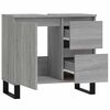vidaXL Armadietto Bagno Grigio Sonoma 65x33x60 cm in Legno Multistrato