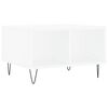 vidaXL Tavolino da Salotto Bianco 60x50x36,5 cm in Legno Multistrato