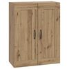 vidaXL Armadietto a muro Rovere Artigianale 69,5 x 34 x 90 cm