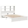 vidaXL Letto Libreria senza Materasso Bianco 160x200 cm Legno di Pino
