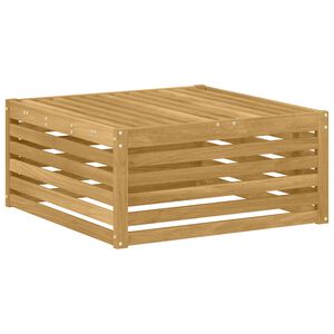 vidaXL Poggiapiedi da Esterno Legno di Acacia Massello Bianco
