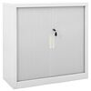 vidaXL Armadio Anta Scorrevole e Fioriera Grigio 90x40x113 cm Acciaio