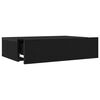 vidaXL Mobile TV con luci a LED Rovere Nero 60x35x15,5 cm