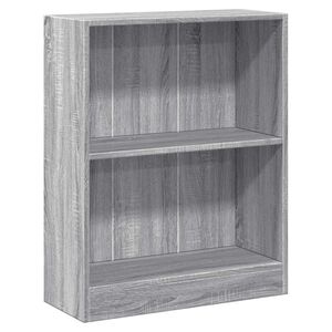 vidaXL Libreria Grigio Sonoma 60x24x76 cm in Legno Multistrato