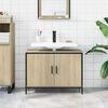 vidaXL Mobile Lavabo Bagno Rovere Sonoma 80x30x60 cm Legno Multistrato