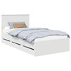 vidaXL Struttura del letto Bianco 100 x 200 cm Legno Ingegnerizzato