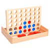 vidaXL Gioco da Tavolo Forza 4 24x15x4 cm in Legno Massello